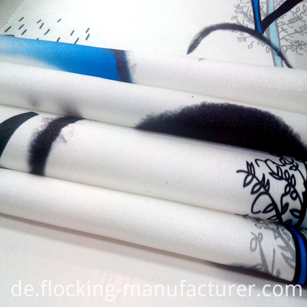 Shining Twill Printed Home Textile Garment Dress Fabric with Fashion